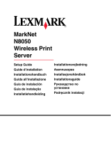 Lexmark MARKNET N8050 WIRELESS PRINT SERVER Omistajan opas