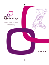 Quinny zapp xtra Instructions For Use & Warranty