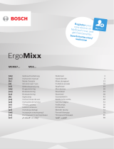 Bosch MS6CB61V5 ErgoMixx Omistajan opas