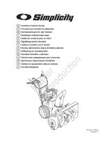Simplicity SIMPLICITY 2-STAGE SNOW, 14-LANG, 24/3 Käyttöohjeet