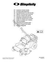 Simplicity ZERO TURN RIDER, CE, SIMPLICITY Käyttöohjeet