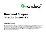Nanoleaf Shapes Triangles Starter Kits (NL47-6002TW-15PK) Ohjekirja