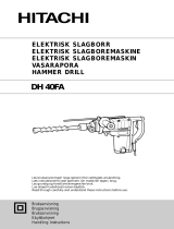 Hitachi DH 40FA Ohjekirja