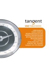 Tangent Uno Table Radio - Light oak Ohjekirja