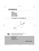 Hitachi CG 31EBS Handling Instructions Manual