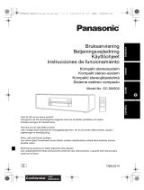 Panasonic SCDM502E Käyttö ohjeet