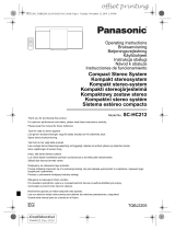 Panasonic SCHC212EG Käyttö ohjeet