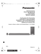 Panasonic SCHTB900EG Käyttö ohjeet