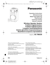 Panasonic SCTMAX9EG Käyttö ohjeet