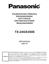 Panasonic TX24GS350E Käyttö ohjeet