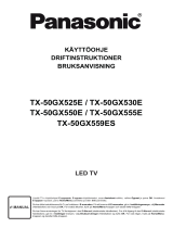 Panasonic TX50GX559ES Käyttö ohjeet