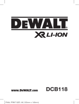 DeWalt XR Li-Ion DCB118 Ohjekirja