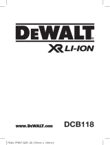 DeWalt DCB118 Ohjekirja