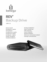 Iomega REV BACKUP DRIVE USB 2.0 Omistajan opas