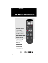 Philips SBC RP 421 Fernbedienung Ohjekirja