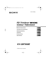Sony KV-28FX68E Omistajan opas