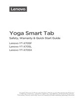 Lenovo Yoga Smart Tab YT-X705X Safety, Warranty & Quick Start Manual