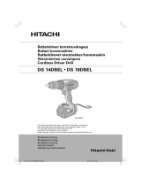 Hitachi DS 18DBEL Ohjekirja