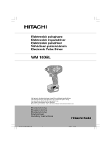 Hitachi WM 10DBL Handling Instructions Manual