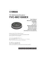 Yamaha YVC-MIC1000EX Ohjekirja