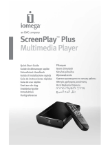 Iomega 34434, ScreenPlay Plus HD Media Player Omistajan opas