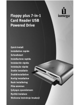 Iomega FLOPPY PLUS 7-IN-1 CARD READER USB POWERED DRIVE Ohjekirja