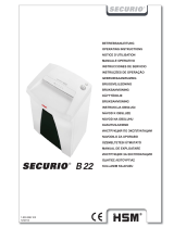 HSM Securio B22 5.8mm Käyttö ohjeet