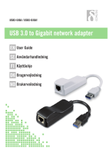 Deltaco USB3-GIGA1 Ohjekirja