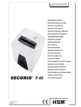 HSM Securio P40 Operating Instructions Manual