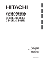 Hitachi CS38EL Omistajan opas