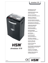 HSM ShredStar X15 Operating Instructions Manual