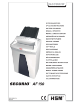 HSM Securio AF150 Operating Instructions Manual