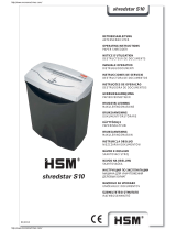 HSM ShredStar S10 Operating Instructions Manual