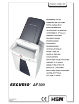 HSM Securio AF300 Operating Instructions Manual