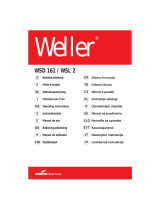 Weller wsd 161 Operating Instructions Manual