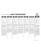 Behringer VINTAGE TUBE MONSTER VT999 Safety Instructions