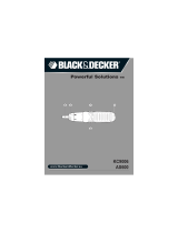 BLACK&DECKER Batterie Stabschrauber A7073, 19 teilig Ohjekirja