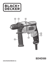 Black & Decker BDHD500 Ohjekirja