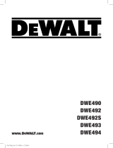 DeWalt DWE490 Ohjekirja