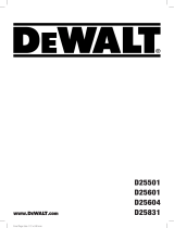DeWalt D25501K Ohjekirja