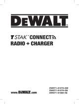 DeWalt T STAK CONNECT DWST1-81078-QW Ohjekirja