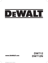 DeWalt DW712 Ohjekirja