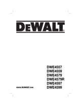DeWalt DWE4579 Ohjekirja