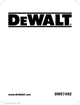 DeWalt DWE7492 Ohjekirja