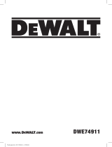 DeWalt DWE74911 Ohjekirja