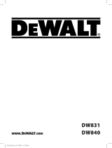 DeWalt DW831 Ohjekirja