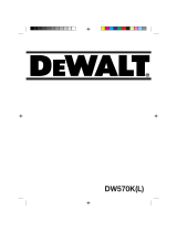 DeWalt DW570K Ohjekirja
