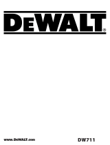 DeWalt DW711 Ohjekirja
