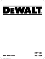 DeWalt DW743N Ohjekirja