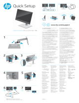 HP Mini-in-One 24 Display Käyttöohjeet